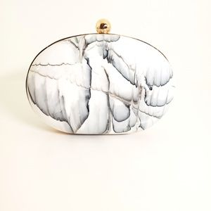 Halston Heritage Bean Shape Evening Minaudiere